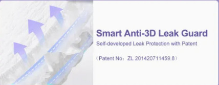 Low sensitive and fine cotton fiber for disposable baby diaper/pull up pants