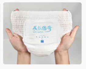 Hot air skin-friendly fabric silky and delicate breathable and refreshing disposable baby diapers