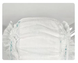 Diaper Elastic Waistband with Ergonomic Tailoring for Comfortable Movement and Fit