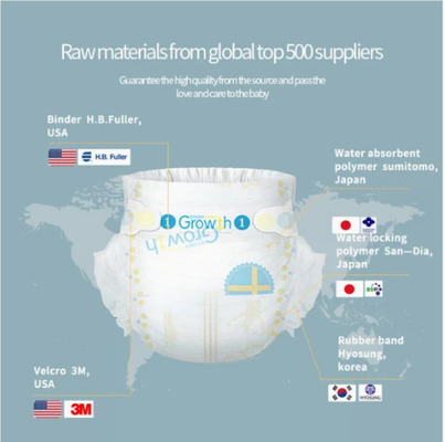 Silky and Breathable Disposable Diaper for baby with Big Waist Circumference