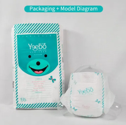 Highly Absorbent Yeebo Diaper with Fast Core and Water Lock SAPs