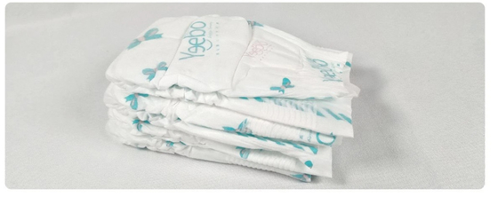 Yeebo Diaper Anti-3D Leak Guard Design and Ultra thin for Disposable Pull Up Pant