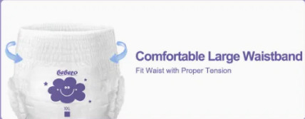 Non-woven fabric pants 3D leak prevention channel baby training pant