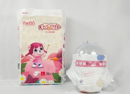 Custom Velcro Diaper for Newborn Babies with High Absorption and Anti-Leak Technology