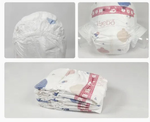 Custom Velcro Diaper for Newborn Babies with High Absorption and Anti-Leak Technology