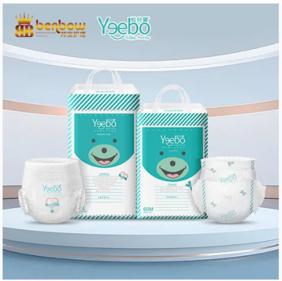 Yeebo Disposable Diaper for Baby with Hydrophilic and Hydrophobic Non-Woven Fabric