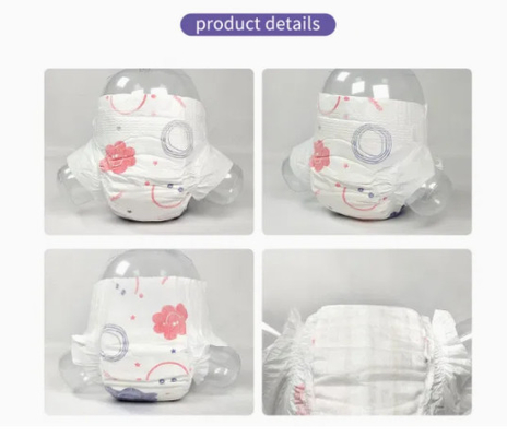 Bebero Baby Diaper Fast Absorption and Leakage Proof with Natural Comfrey Essence