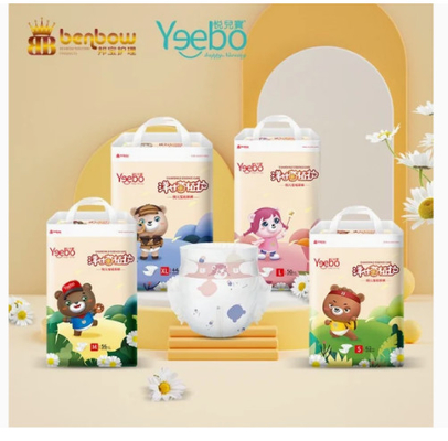 Breathable and dry soft and thin disposable tape diapers  for diaper manufacture