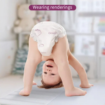 Willow Pattern Perforated Surface Layer for Growth Diaper Disposable Baby Diapers