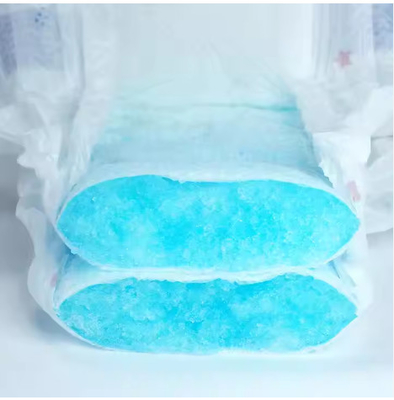 Double layer oft cloud-soft ultra dry fabric disposable baby diaper