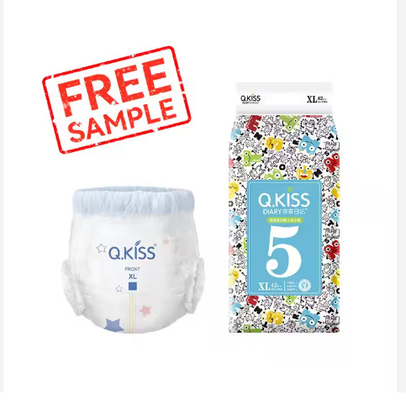 Q.Kiss Diaper Refreshing and Comfortable Big Waist Circumference for Newborns Baby