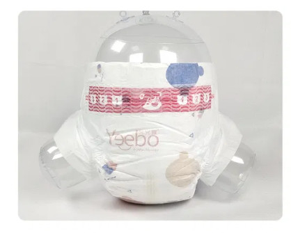 Double absorption and stong absorption capacity baby diaper pant diaper
