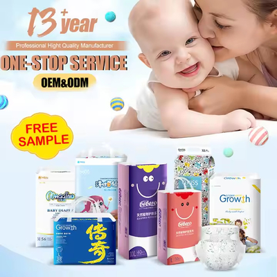 OEM Premium Quality Soft Care Customizable A Grade Disposable Baby Pant Diapers
