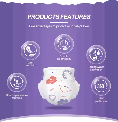 Wholesale Baby Diaper In Stock Premium Quality Lower Price Diapers Pant Baby Diaper