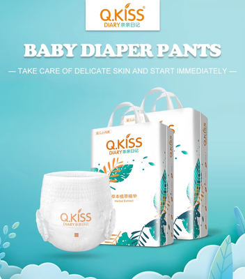 Wholesale OEM Custom Print Baby Diaper Nice Soft and Comfortable Pant Diapers