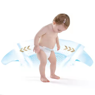 High Quality Non-Woven Ultra Thin Large Absobent Disposable Baby Diapers Pant Diaper