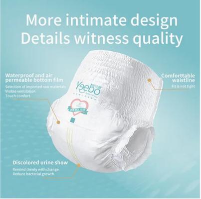 Soft Breathable Disposable Wholesale Nappies Diapers Pull Up Pant Diaper
