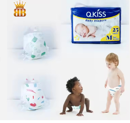 Hot Sale Wholesale Cheap Price OEM PE Film Disposable Printed Tape Diaper