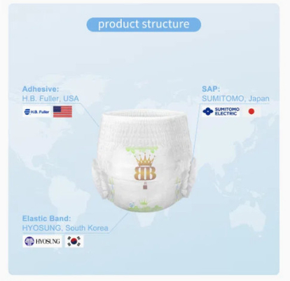 Maggino Diaper Good Quality  Diaper Cheap Price Disposable Pull up Diaper Pants Nappies Diaper