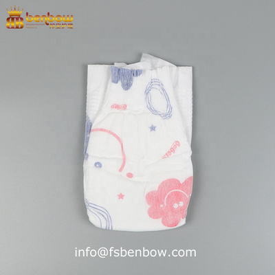 Anti Leak Disposable Printed Baby Premium Compostable Baby Wear Taped Diaper