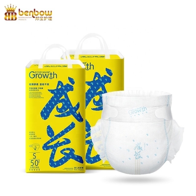 Growth Diaper Highly Absorbent Competitive Price Baby Diaper