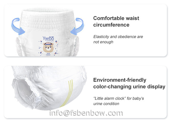 Cute Cartoon Design Soft Comfortable Disposable Pant Diaper