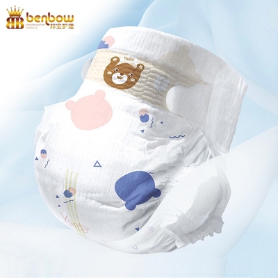 OEM Service Top Rated Baby Diaper With Nonwoven Topsheet