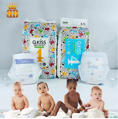 Customizable Printed Non-woven Fabric Leaking Proof Super Soft Disposable Tape Baby Diaper