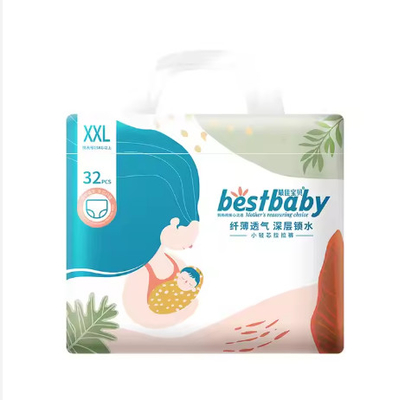 Super Absorbency Soft and Breathable Anti-3D Leak Guard Baby Best Diaper