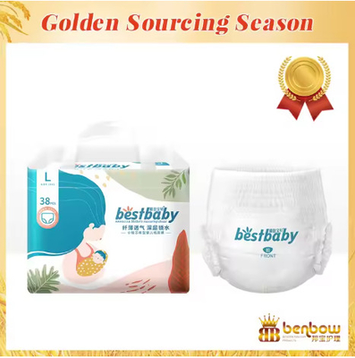 Best Price Non- Woven Fabric Super Absorbent Disposable Baby Best Diaper